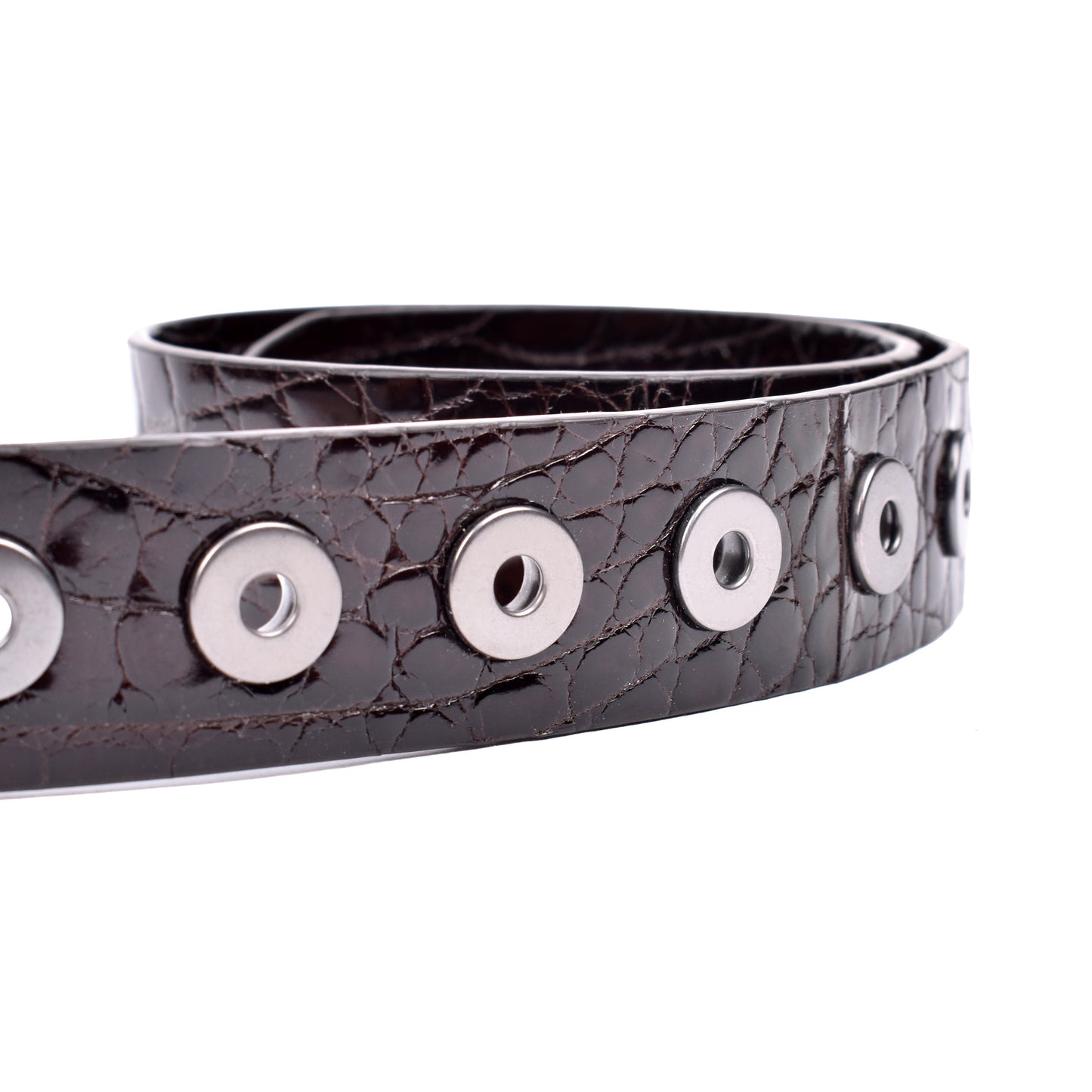 BRUNELLO CUCINELLI WOMEN'S 100% GENUINE CROCODILE BELT