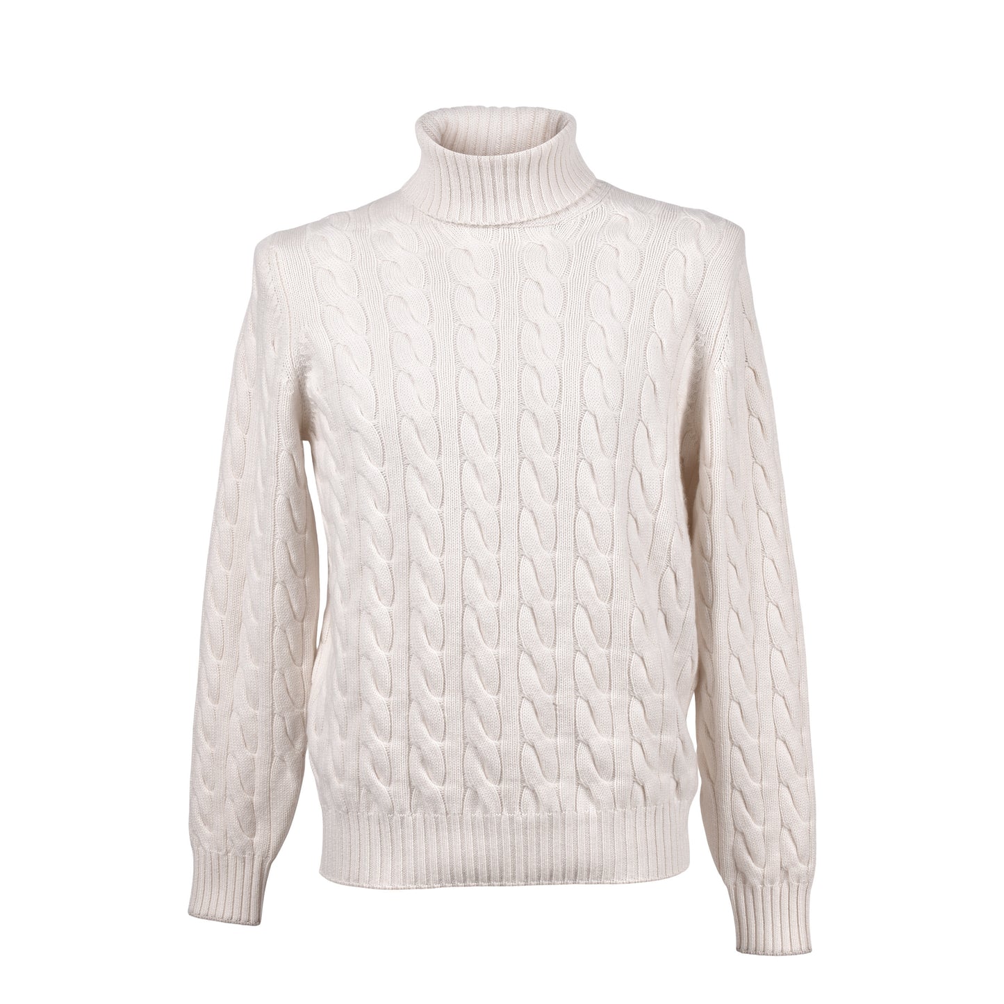 BRUNELLO CUCINELLI MEN'S 100% CASHMERE CABLE KNIT TURTLENECK SWEATER NEW