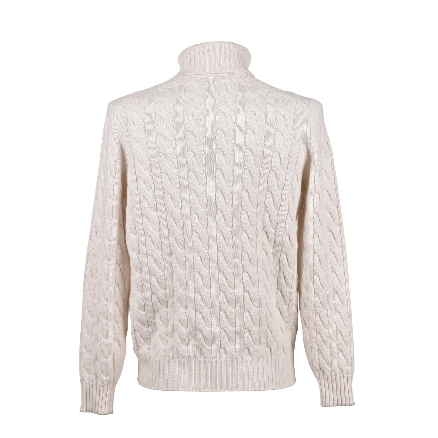 BRUNELLO CUCINELLI MEN'S 100% CASHMERE CABLE KNIT TURTLENECK SWEATER NEW