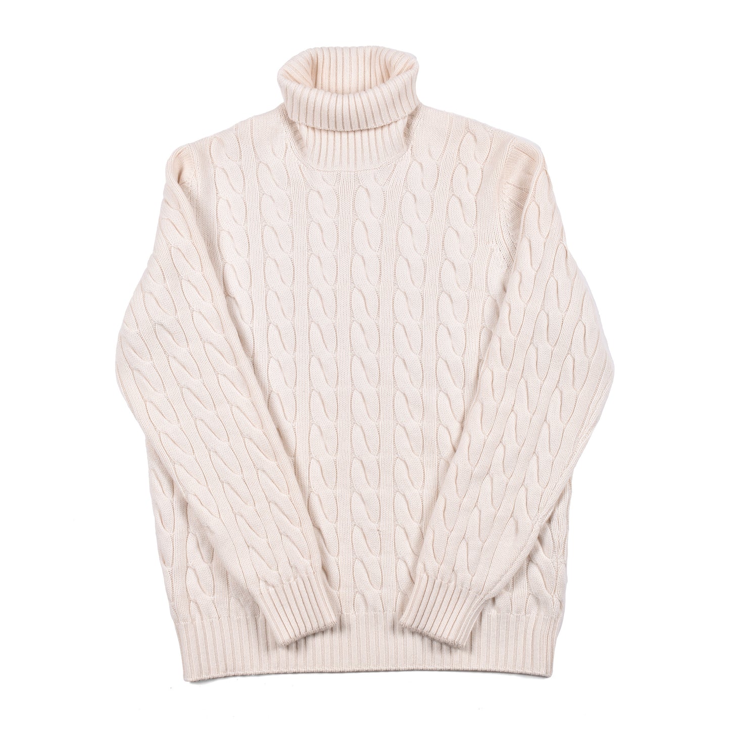 BRUNELLO CUCINELLI MEN'S 100% CASHMERE CABLE KNIT TURTLENECK SWEATER NEW