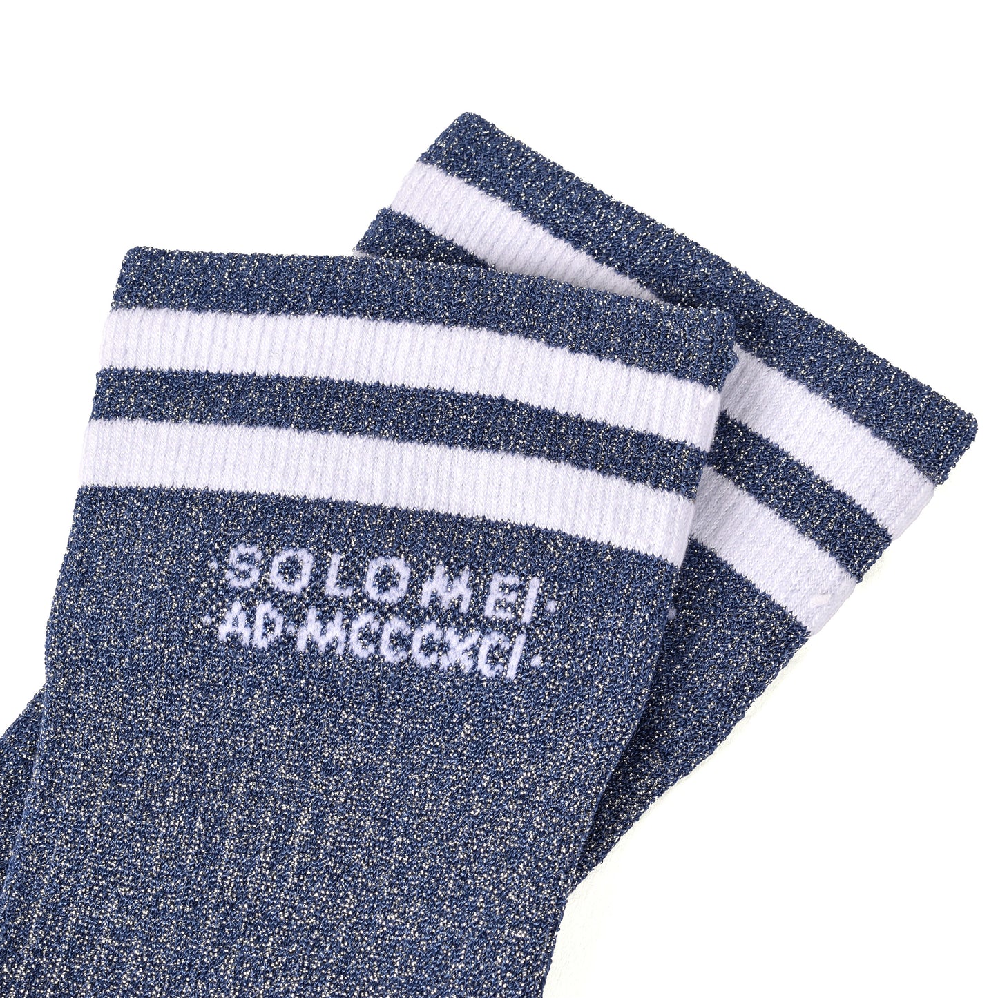 BRUNELLO CUCINELLI WOMEN'S TWO TONE KNIT SOCKS