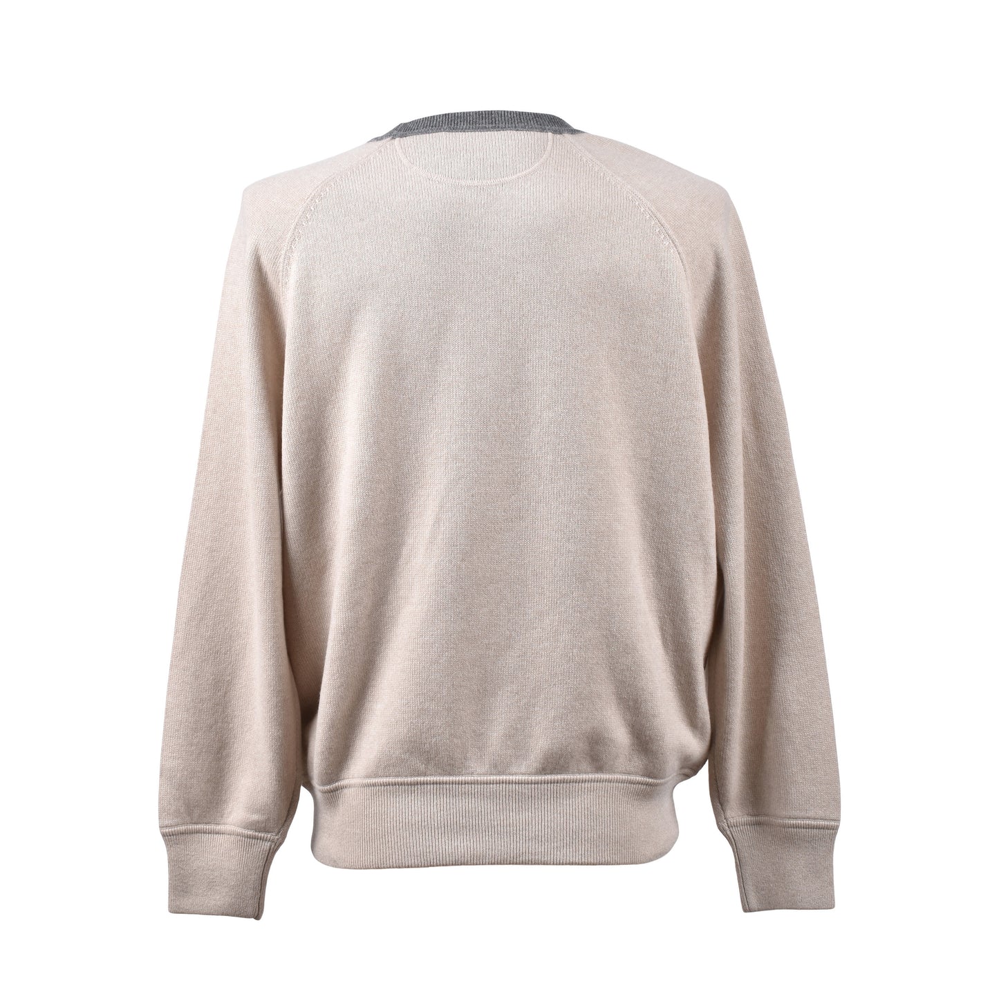 BRUNELLO CUCINELLI MEN'S 100% CASHMERE ATHLETIC STYLE CREW NECK SWEATER NEW