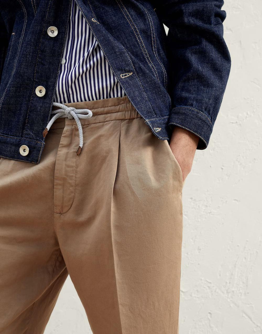 BRUNELLO CUCINELLI MEN'S PANTS M291DE1740_C6268 NWT