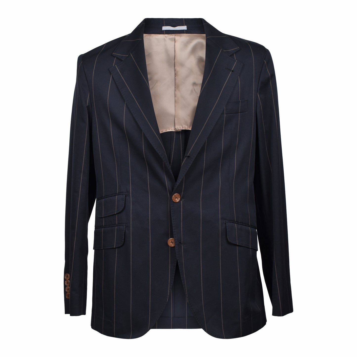 BRUNELLO CUCINELLI MEN'S WOOL BLEND 3 BUTTON CASUAL STRIPED SUIT NEW