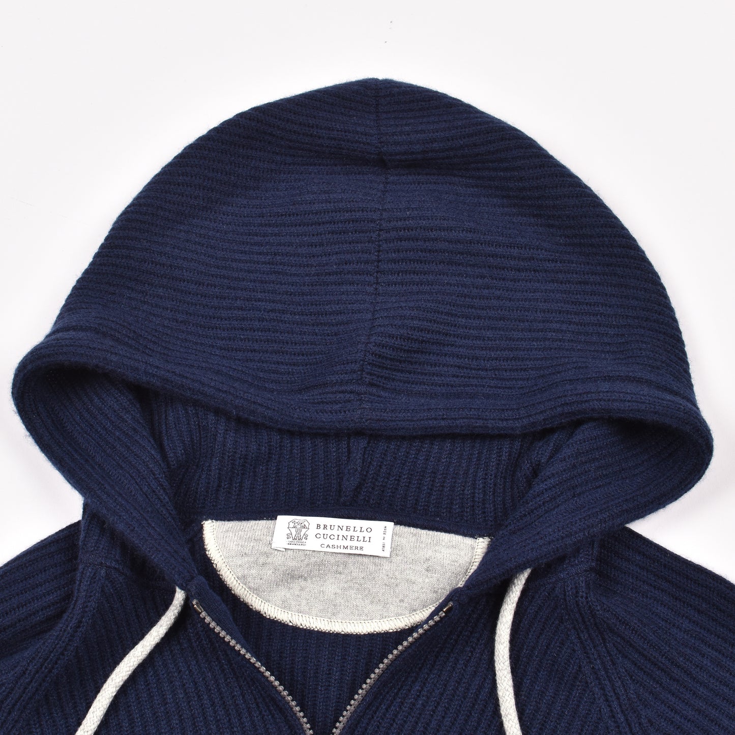 BRUNELLO CUCINELLI MEN'S 100% CASHMERE ATHLETIC KNIT ZIP UP FASHION HOODIE NEW
