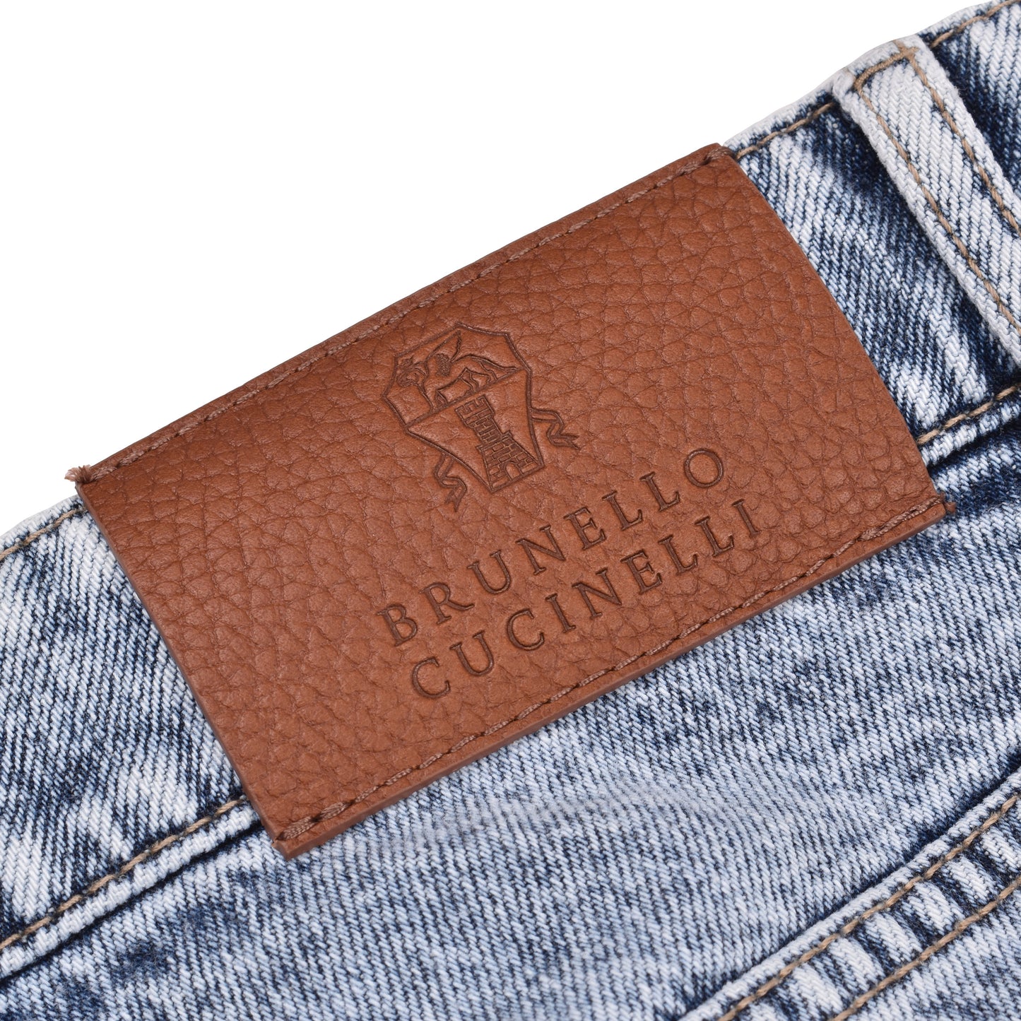 BRUNELLO CUCINELLI MEN'S TRADITIONAL FIT FIVE POCKET DENIM STYLE JEAN PANTS NEW