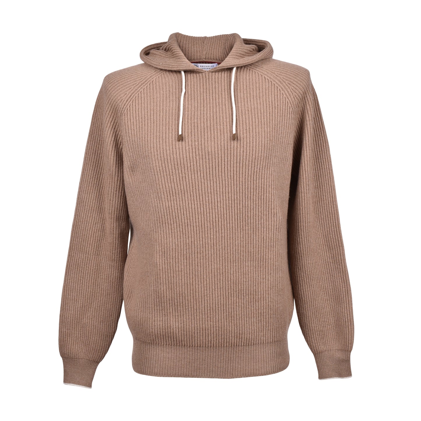 BRUNELLO CUCINELLI MEN'S 100% CASHMERE ATHLETIC STYLE PULL OVER HOODIE /SWEATER