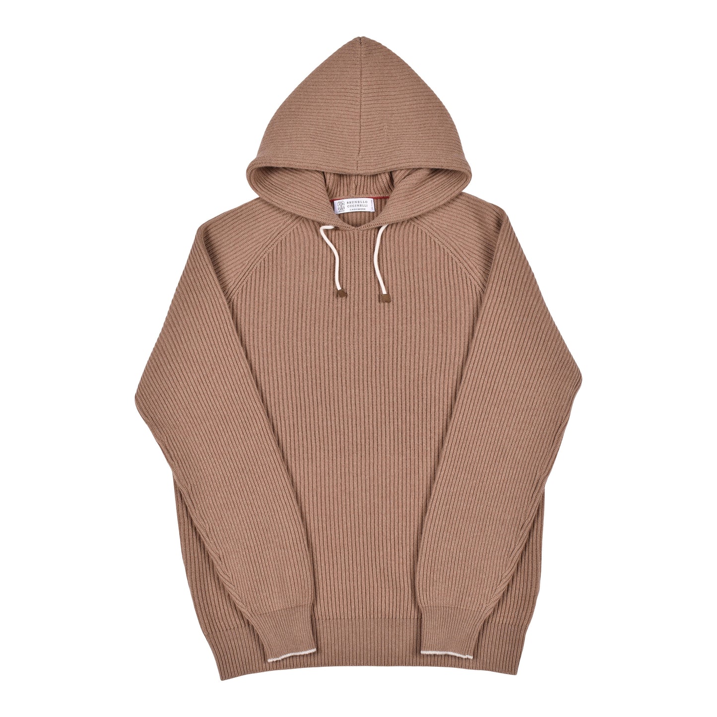 BRUNELLO CUCINELLI MEN'S 100% CASHMERE ATHLETIC STYLE PULL OVER HOODIE /SWEATER