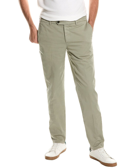 BRUNELLO CUCINELLI MEN'S COTTON CASUAL PANTS/TROUSERS