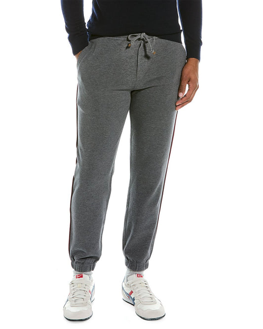 BRUNELLO CUCINELLI MEN'S CASUAL ATHLETIC FASHION GYM PANTS