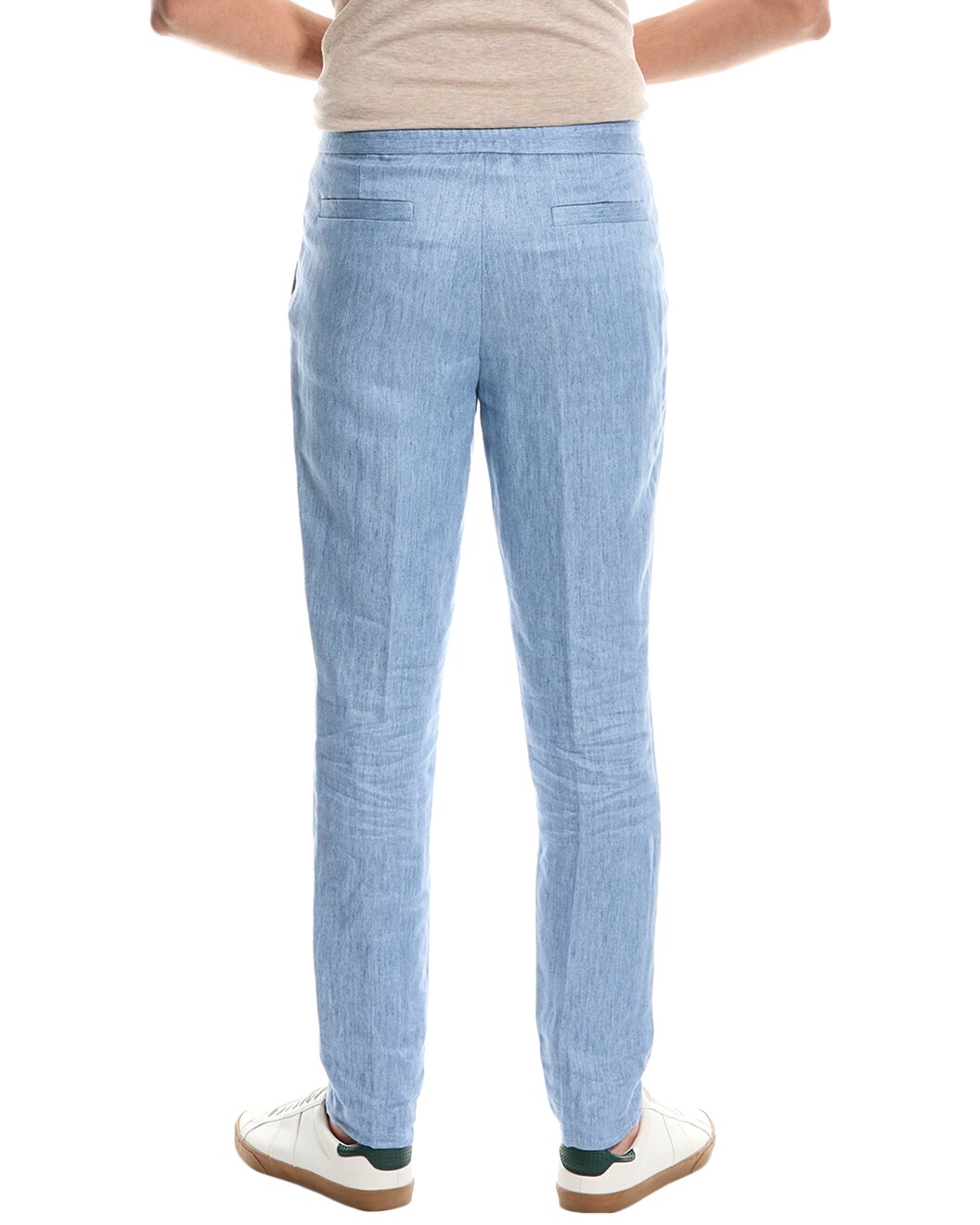 BRUNELLO CUCINELLI MEN'S 100% LINEN DENIM STYLE CASUAL PANTS/TROUSERS NEW