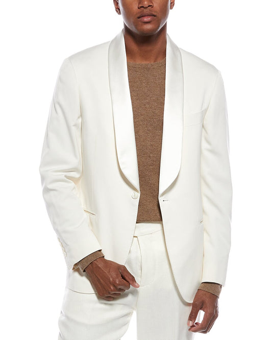 BRUNELLO CUCINELLI MEN'S 100% SILK TUXEDO / DINNER JACKET NEW