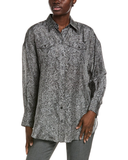 BRUNELLO CUCINELLI WOMEN'S SHIRT MP923RD116_C6903 NWT