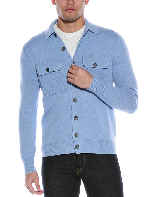 BRUNELLO CUCINELLI MEN'S 100% CASHMERE BUTTON DOWN CARDIGAN STYLE KNIT SWEATER
