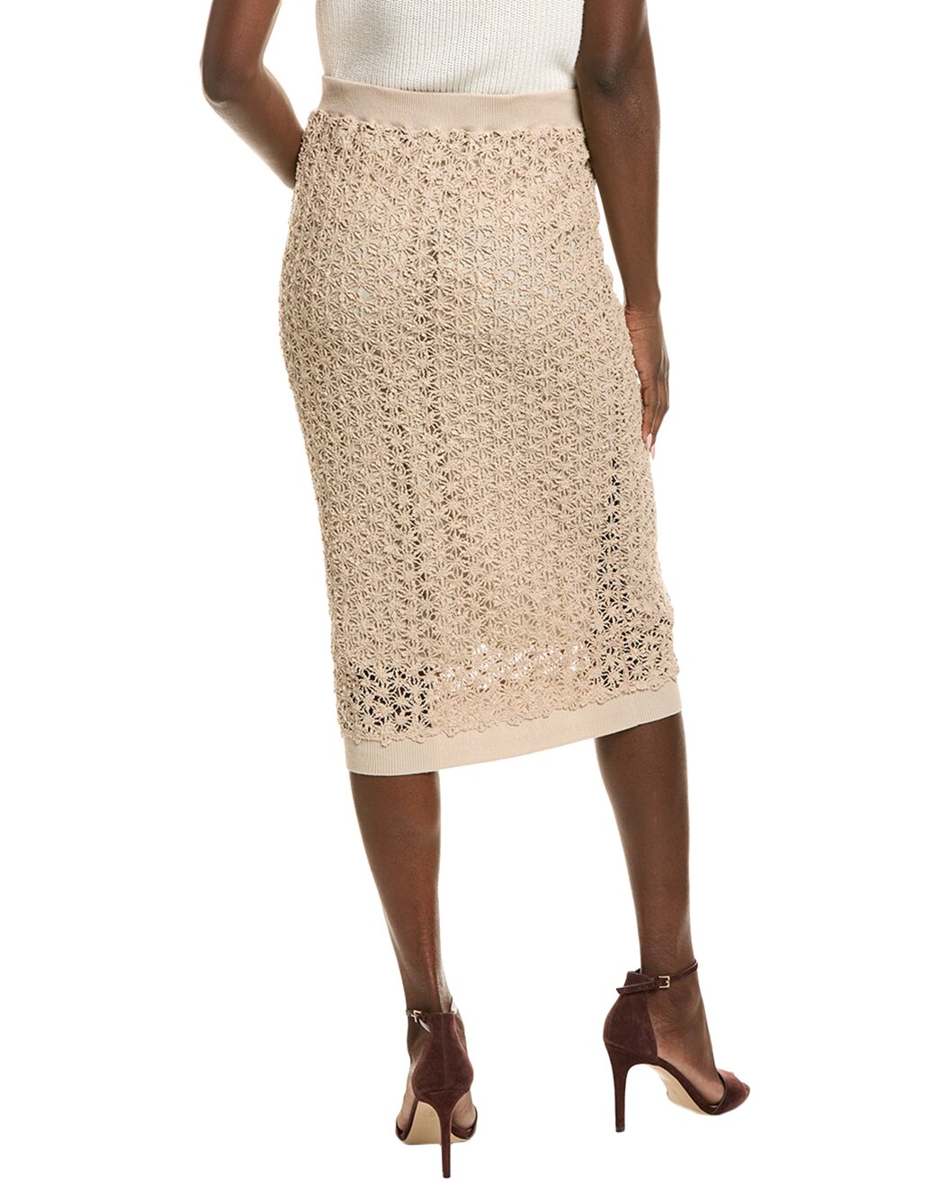 BRUNELLO CUCINELLI WOMEN'S SKIRT MHLR03189P_C9504 NWT