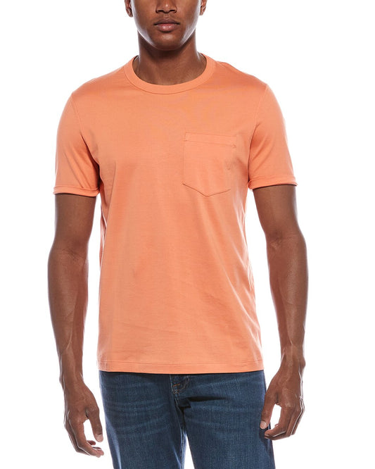 BRUNELLO CUCINELLI MEN'S 100% COTTON CREW NECK REGULAR FIT SHORT SLEEVE T-SHIRT