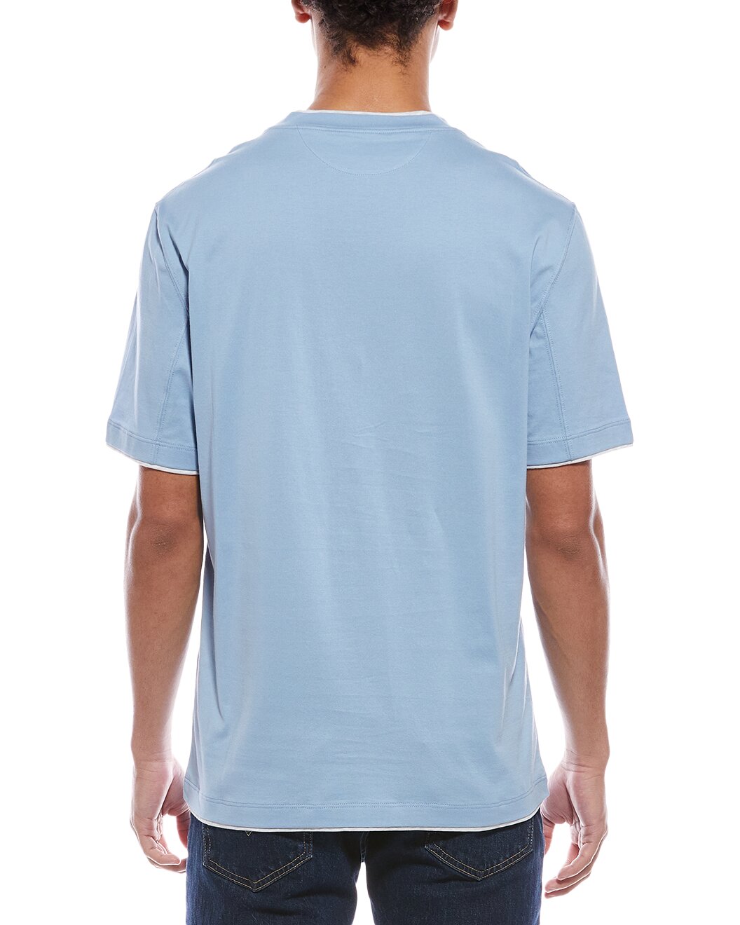 BRUNELLO CUCINELLI MEN'S 100% COTTON CREW NECK SHORT SLEEVE CASUAL T-SHIRT NEW