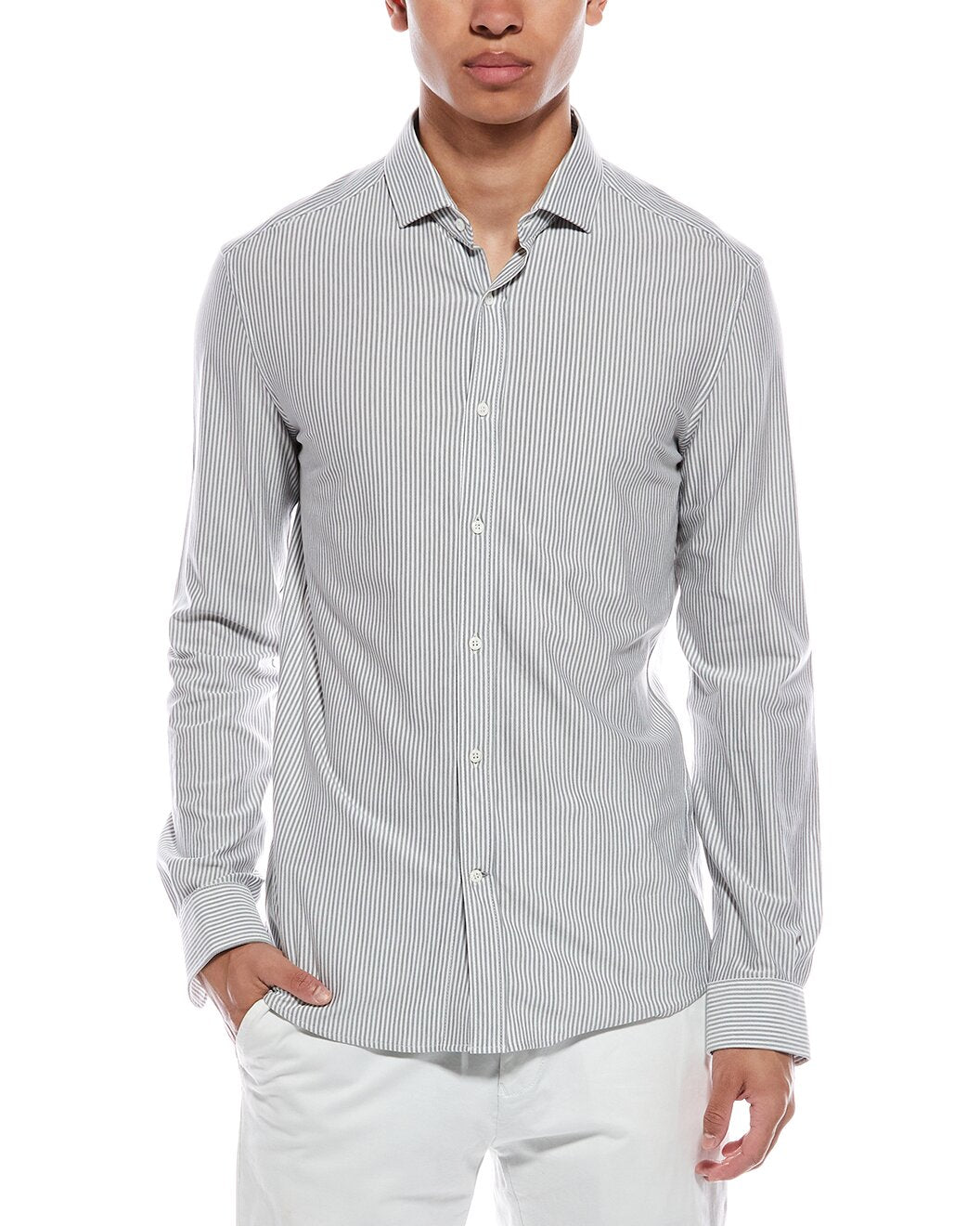 BRUNELLO CUCINELLI MEN'S SHIRT MTS836699_C9074 NWT