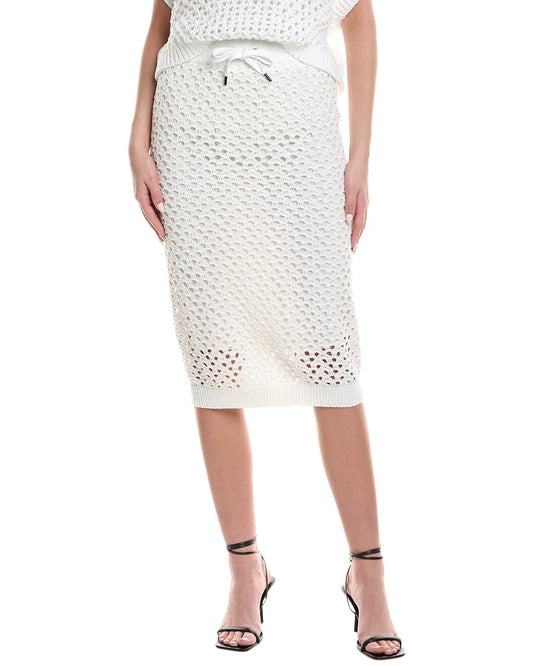BRUNELLO CUCINELLI WOMEN'S SKIRT M70572289_CJ159 NWT