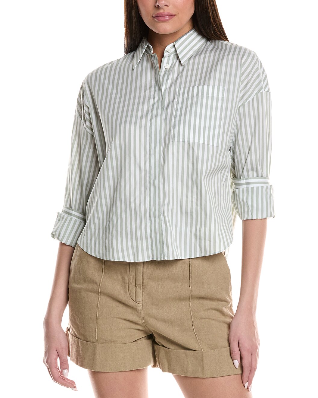BRUNELLO CUCINELLI WOMEN'S SHIRT MH775MK926_C052 NWT