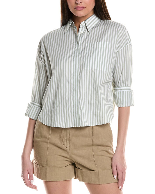 BRUNELLO CUCINELLI WOMEN'S SHIRT MH775MK926_C052 NWT