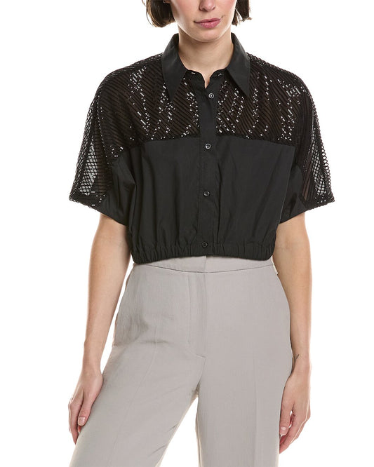 BRUNELLO CUCINELLI WOMEN'S SHIRT M0H93RW516_C101 NWT