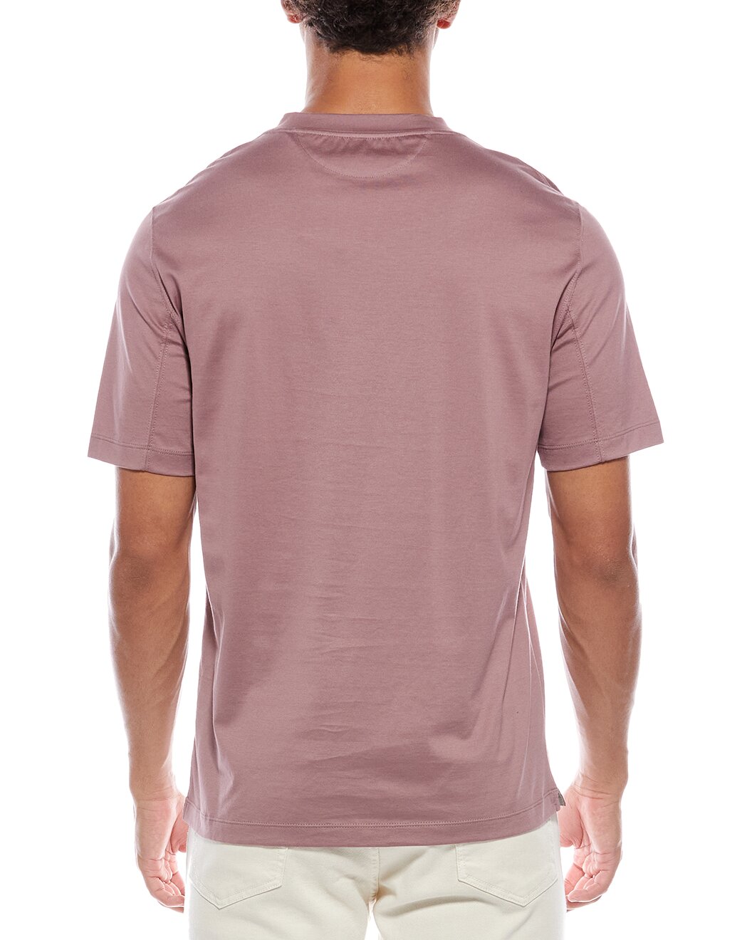 BRUNELLO CUCINELLI MEN'S 100% COTTON CREW NECK SHORT SLEEVE LOGO T-SHIRT NEW
