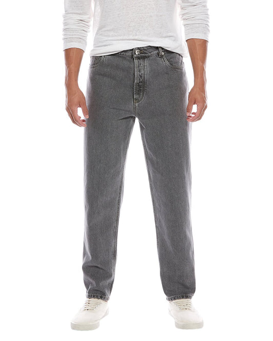 BRUNELLO CUCINELLI MEN'S STRAIGHT FIT FIVE POCKET DENIM STYLE JEAN PANTS NEW