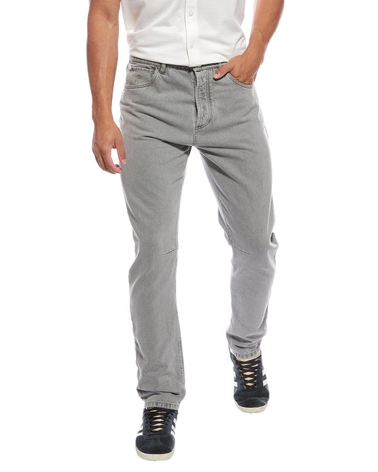 BRUNELLO CUCINELLI MEN'S LEISURE FIT FIVE POCKET DENIM STYLE JEAN PANTS NEW
