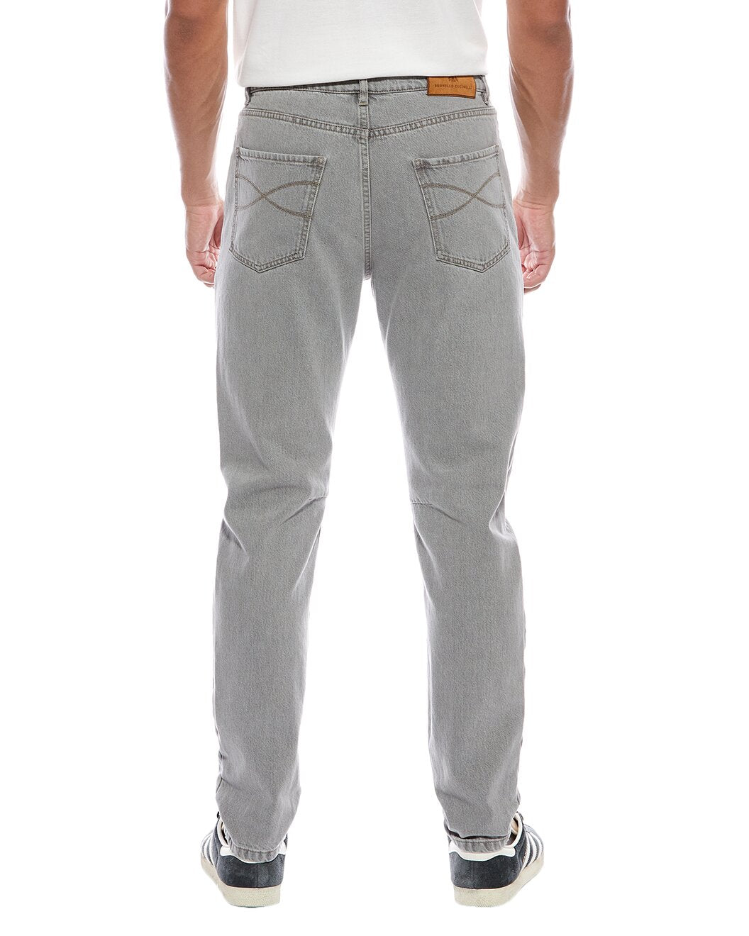 BRUNELLO CUCINELLI MEN'S LEISURE FIT FIVE POCKET DENIM STYLE JEAN PANTS NEW