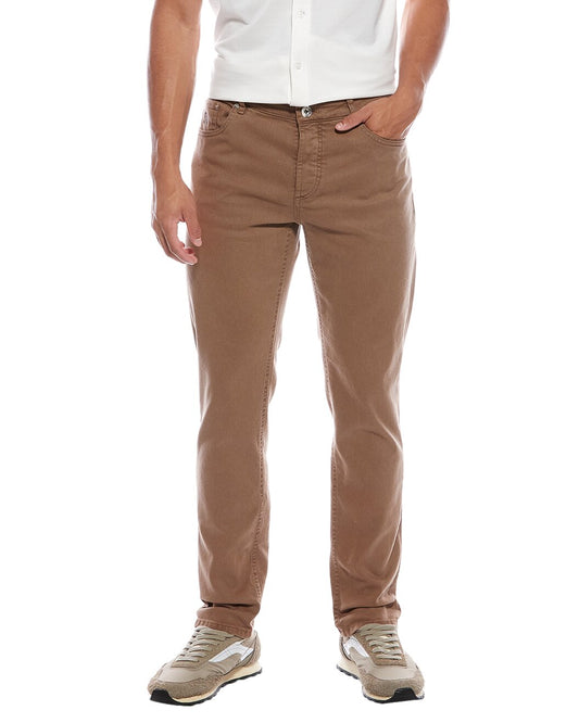BRUNELLO CUCINELLI MEN'S TRADITIONAL FIT FIVE POCKET DENIM STYLE JEAN PANTS NEW