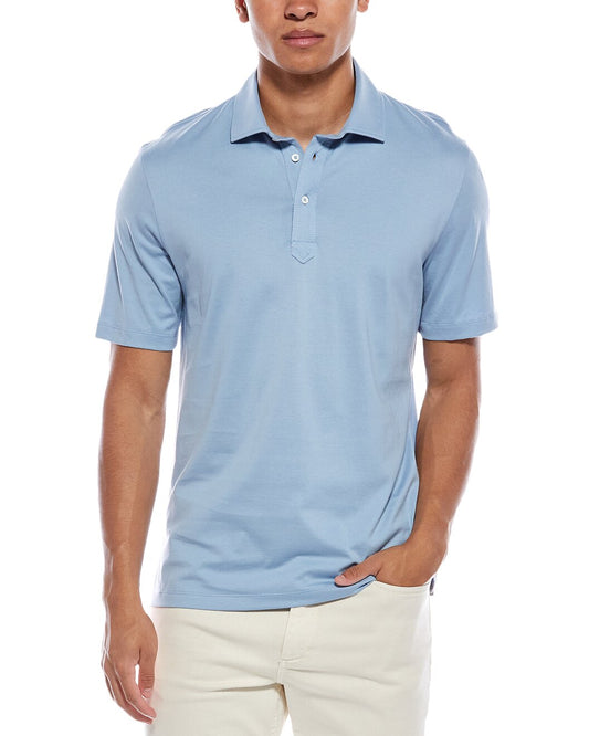 BRUNELLO CUCINELLI MEN'S POLO STYLE 1/4 BUTTON DOWN SHORT SLEEVE SHIRT NEW