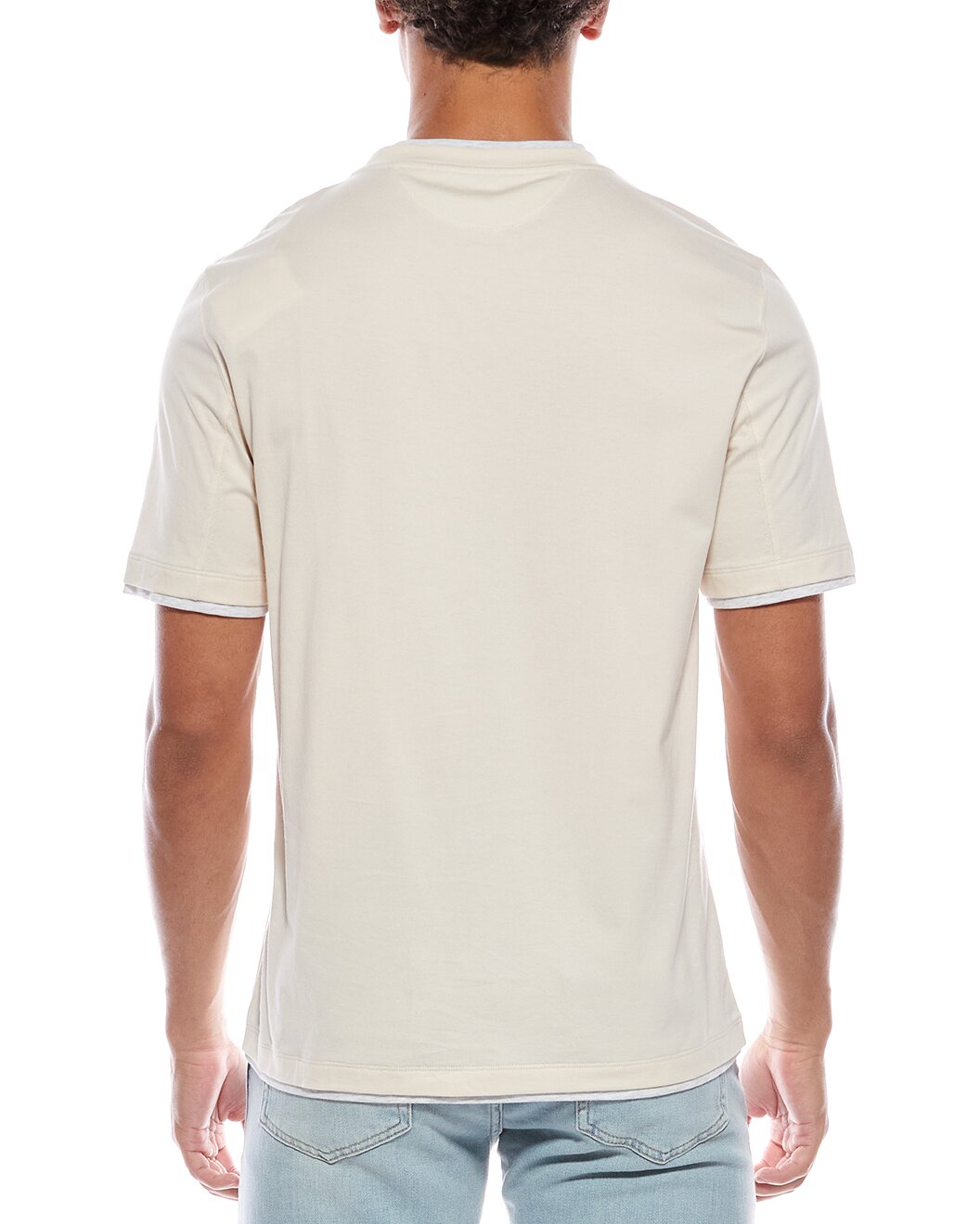 BRUNELLO CUCINELLI MEN'S 100% COTTON CREW NECK SHORT SLEEVE CASUAL T-SHIRT NEW