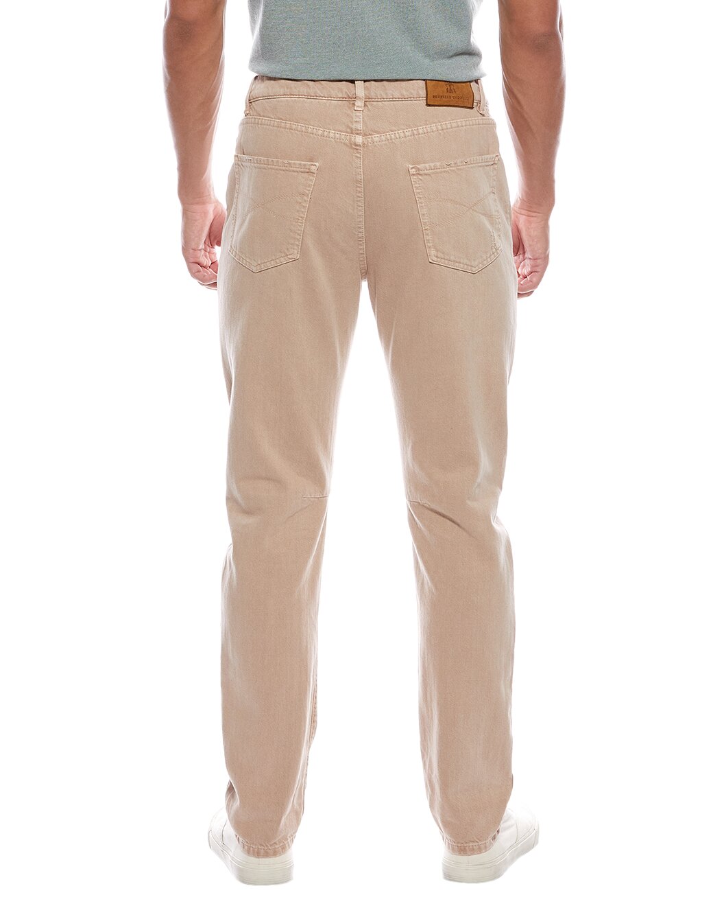 BRUNELLO CUCINELLI MEN'S LEISURE FIT DISTRESSED FIVE POCKET DENIM JEAN PANTS NEW