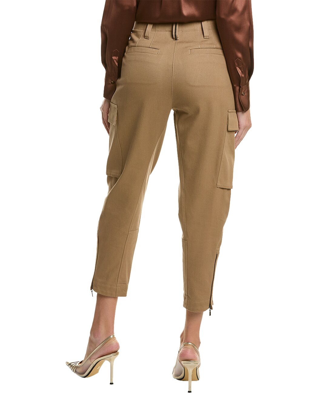 BRUNELLO CUCINELLI WOMEN'S CARGO STYLE CASUAL PANTS/TROUSERS