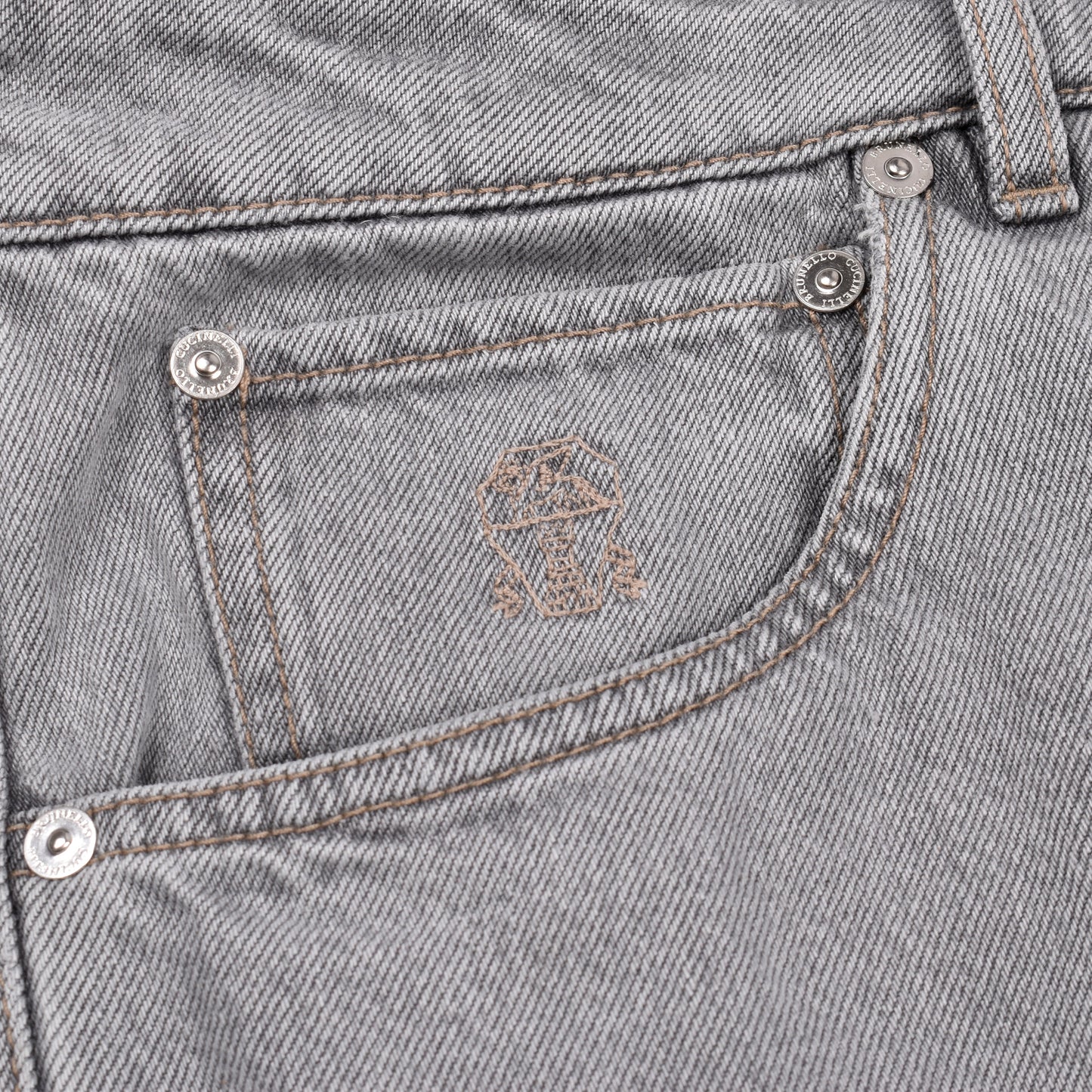 BRUNELLO CUCINELLI MEN'S LEISURE FIT FIVE POCKET DENIM STYLE JEAN PANTS NEW