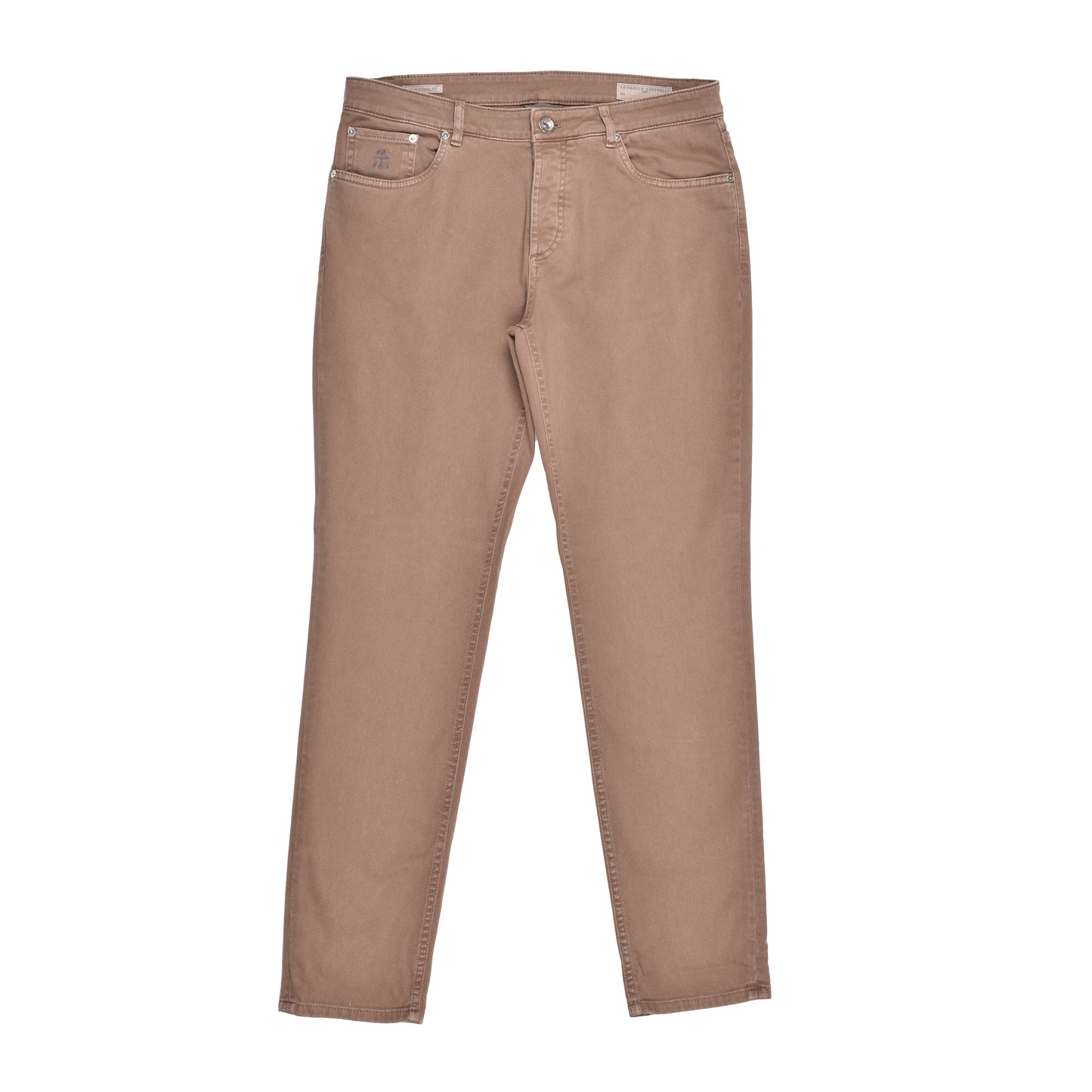 BRUNELLO CUCINELLI MEN'S TRADITIONAL FIT FIVE POCKET DENIM STYLE JEAN PANTS NEW