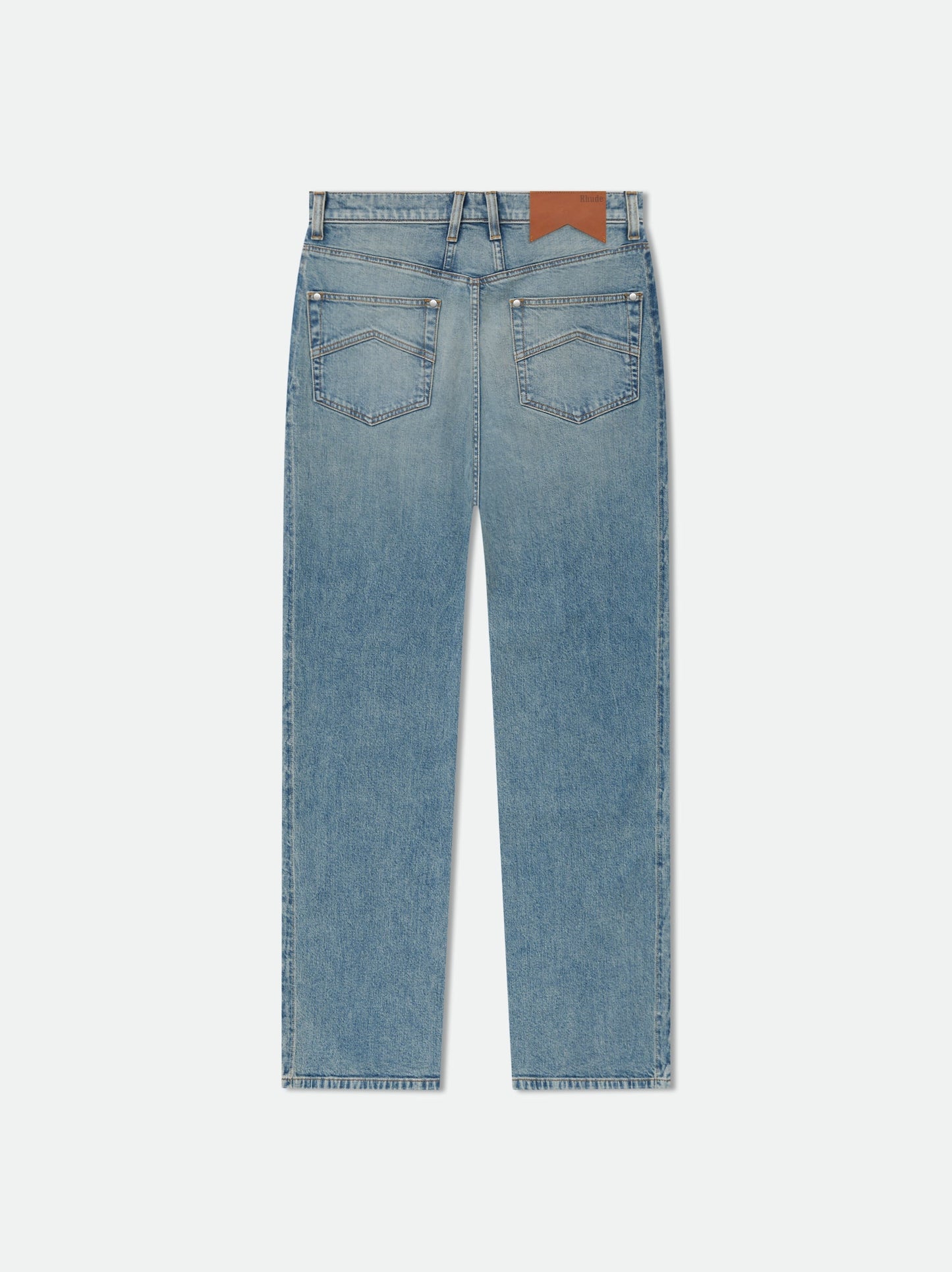 RHUDE MEN'S 90S TRAXEDO DENIM PANT