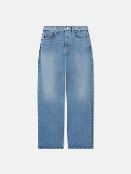 RHUDE MEN'S WIDE LEG DENIM
