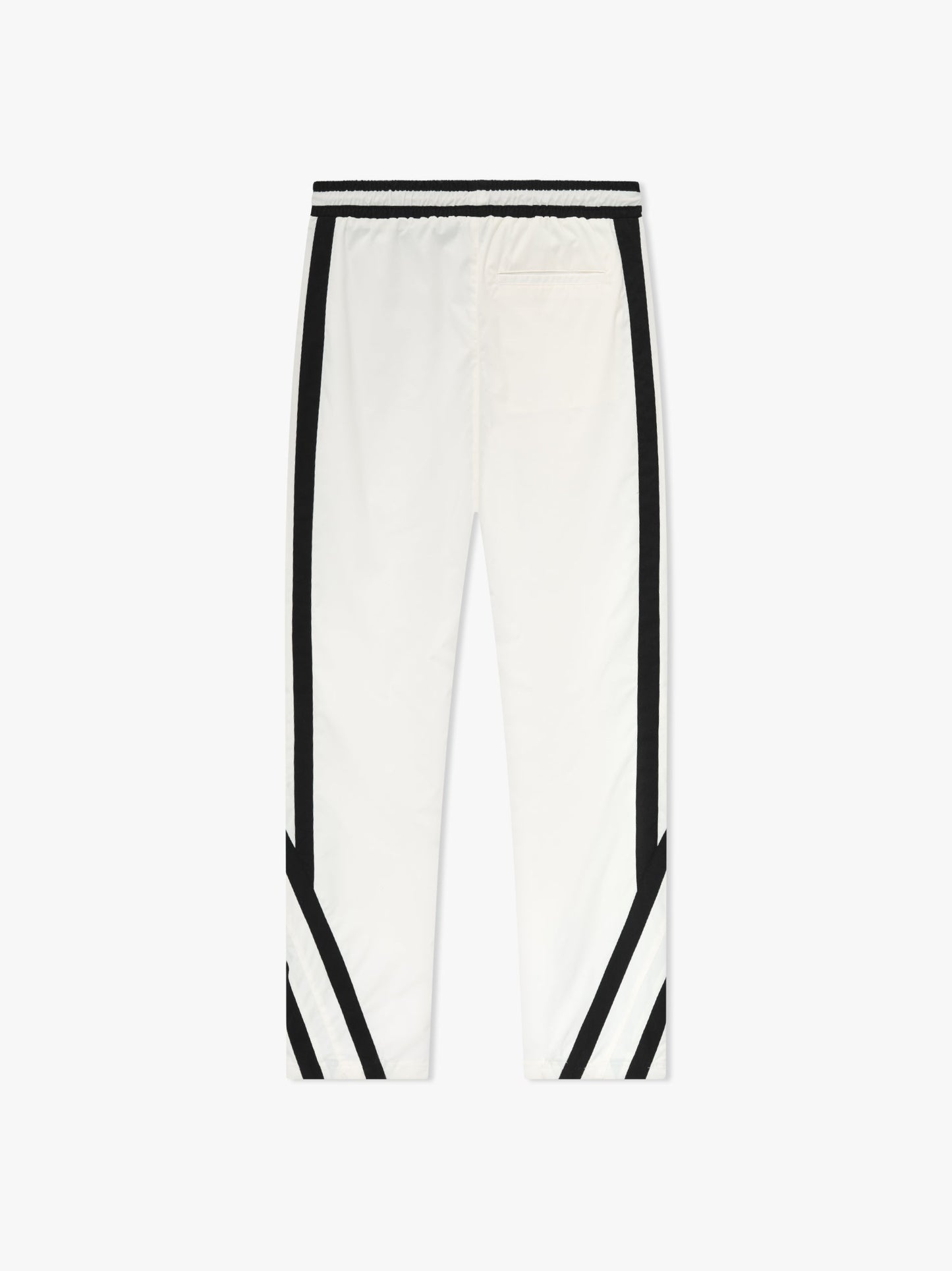 RHUDE MEN'S SKI-TRACK PANTS WHITE/BLACK
