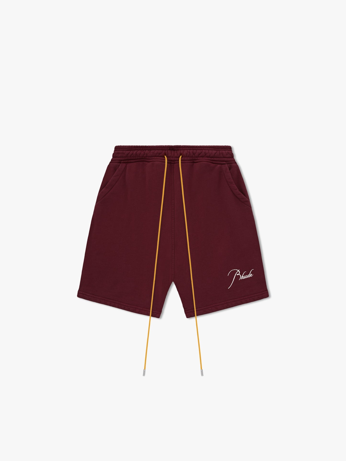 RHUDE MEN'S SWEATSHORT BURGUNDY