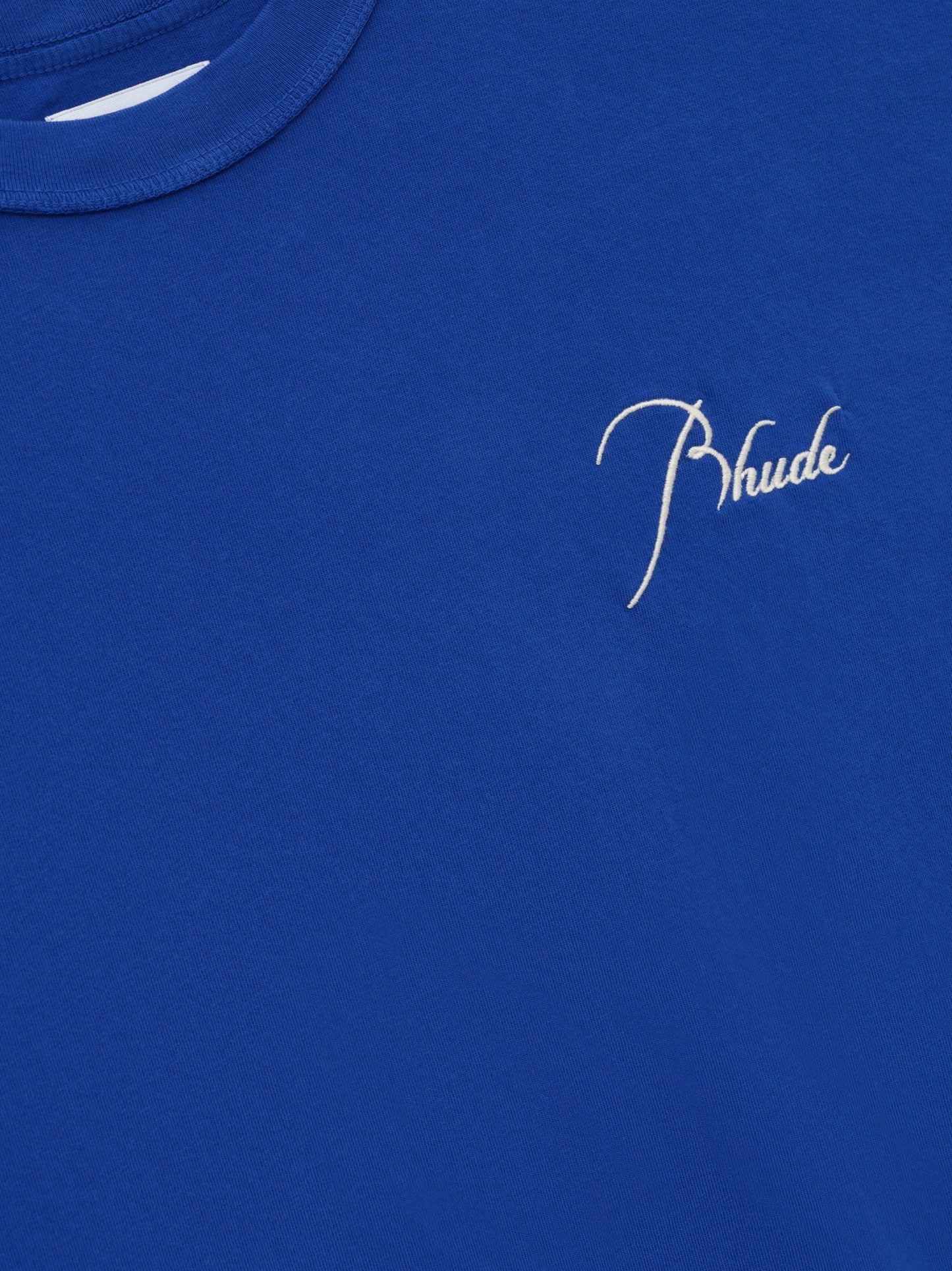 RHUDE MEN'S REVERSE TEE VTG COBALT BLUE