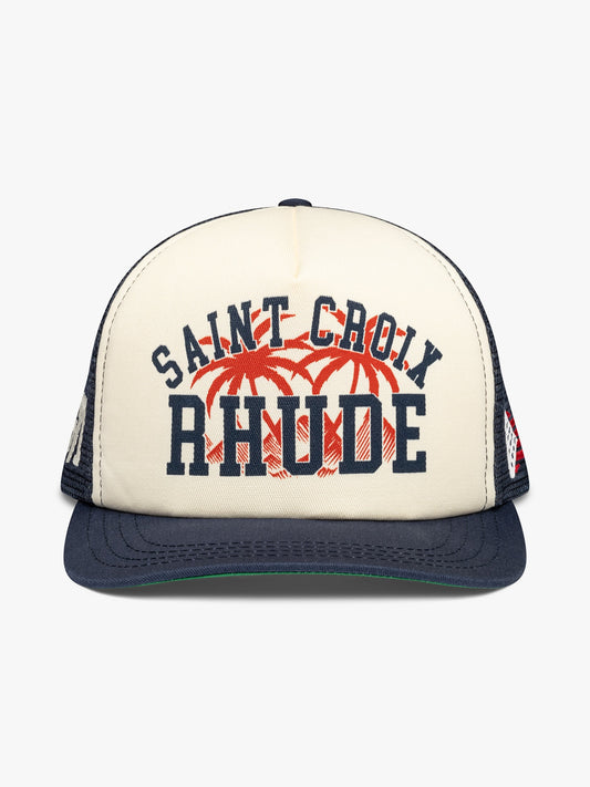 RHUDE MEN'S SAINT CROIX TRUCKER HAT