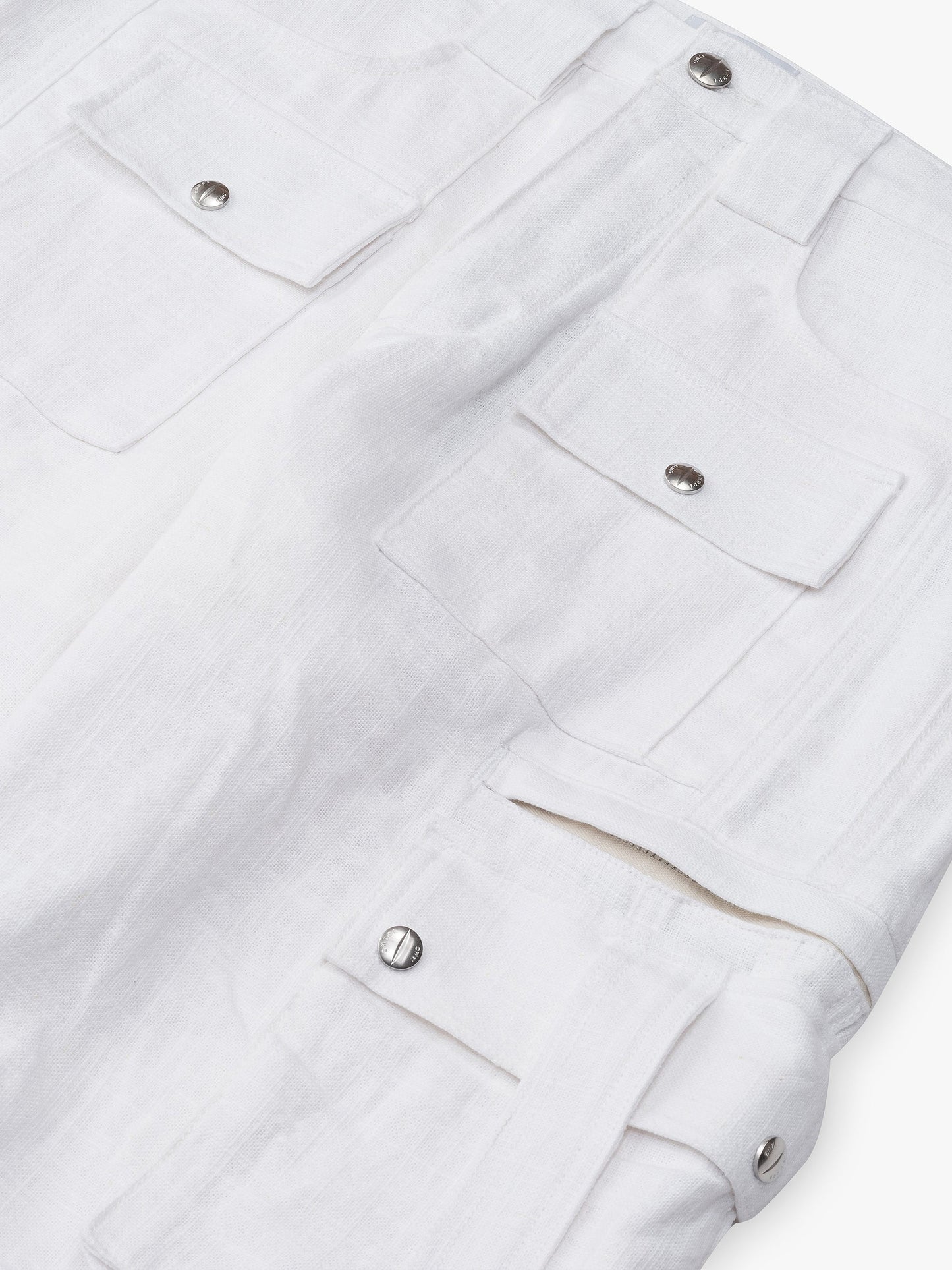 RHUDE MEN'S AMARO LINEN CARGOS