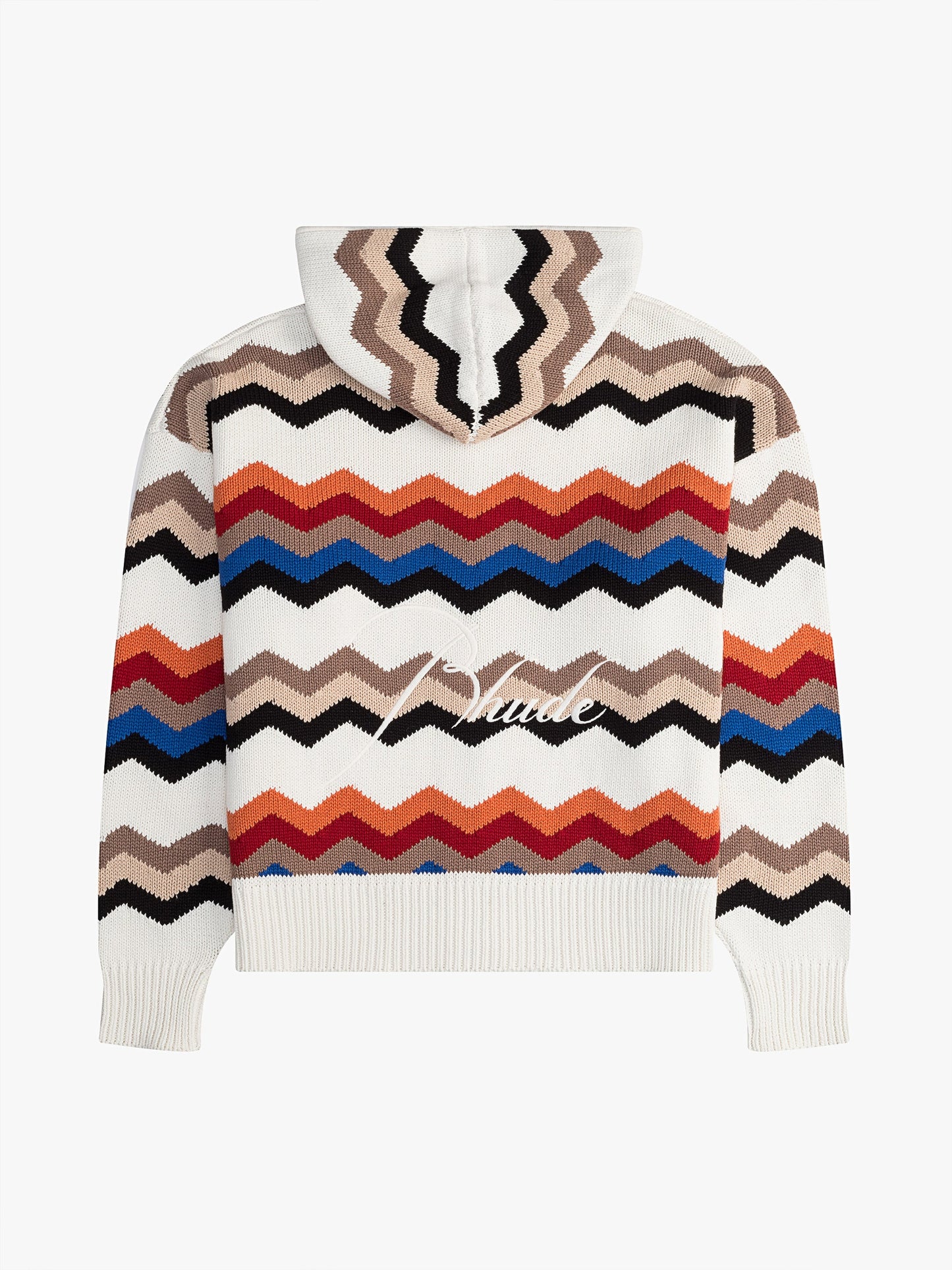 RHUDE MEN'S CYRIL KNIT ZIP-UP