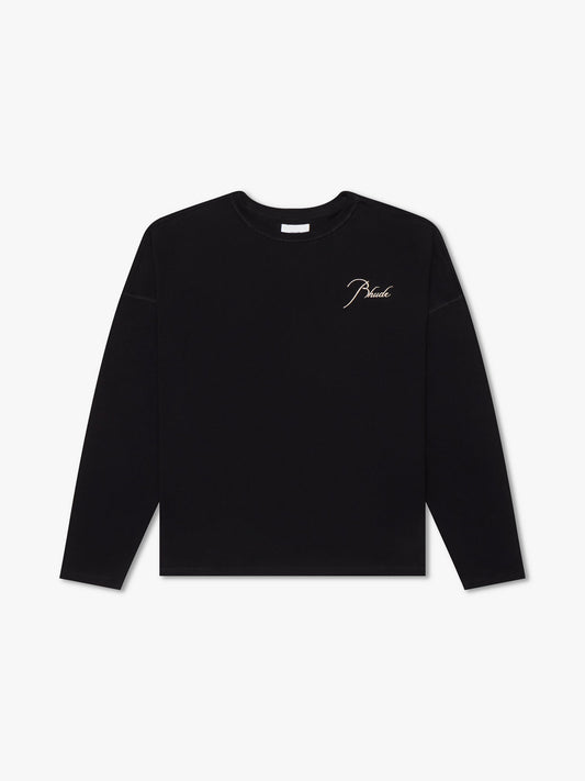 RHUDE MEN'S LS REVERSE TEE