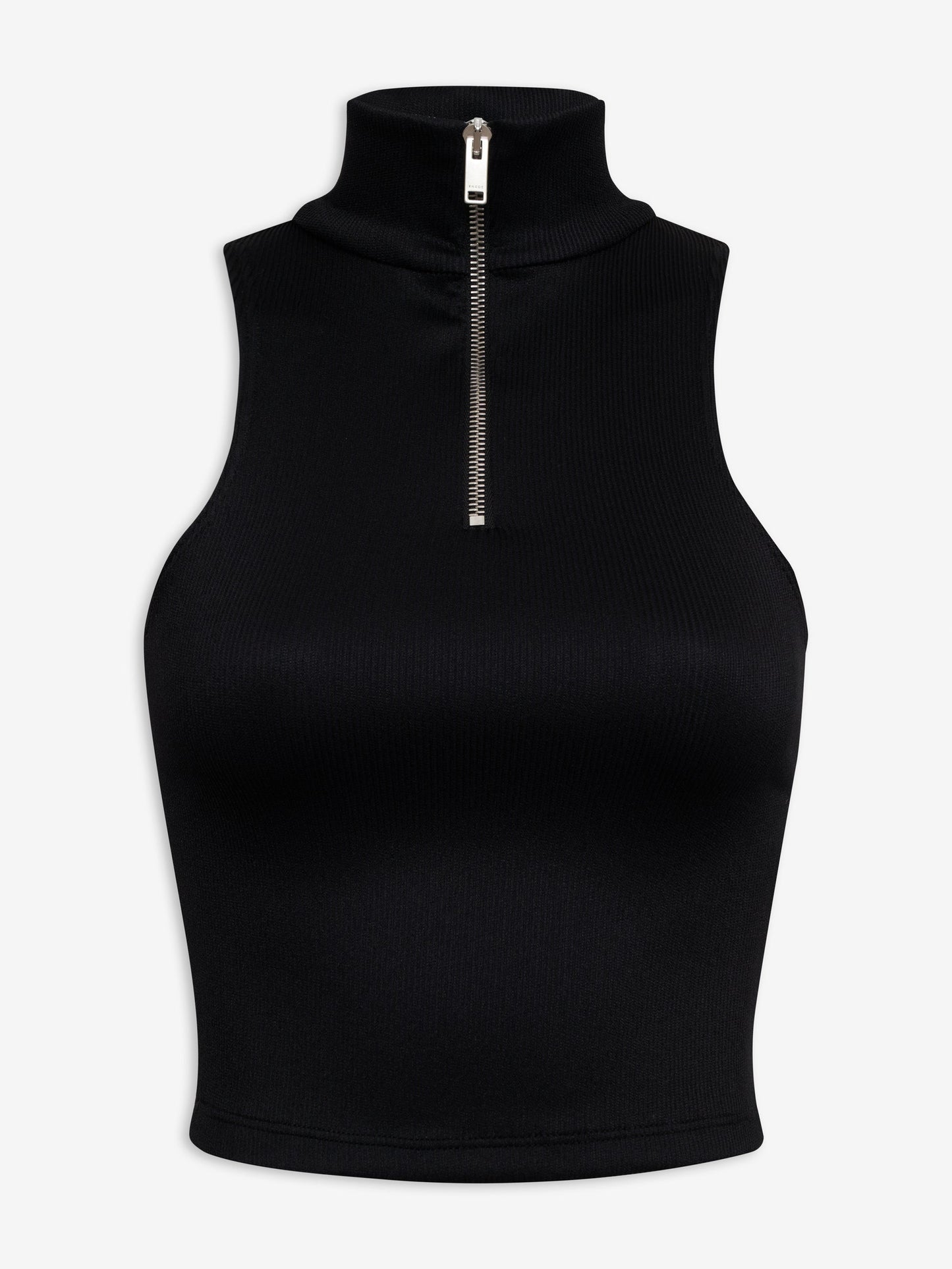 RHUDE WOMEN'S RIBBED KNIT TURTLE NECK Z BLACK