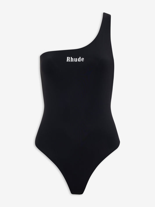 RHUDE WOMEN'S ONE-PIECE SWIM BLACK