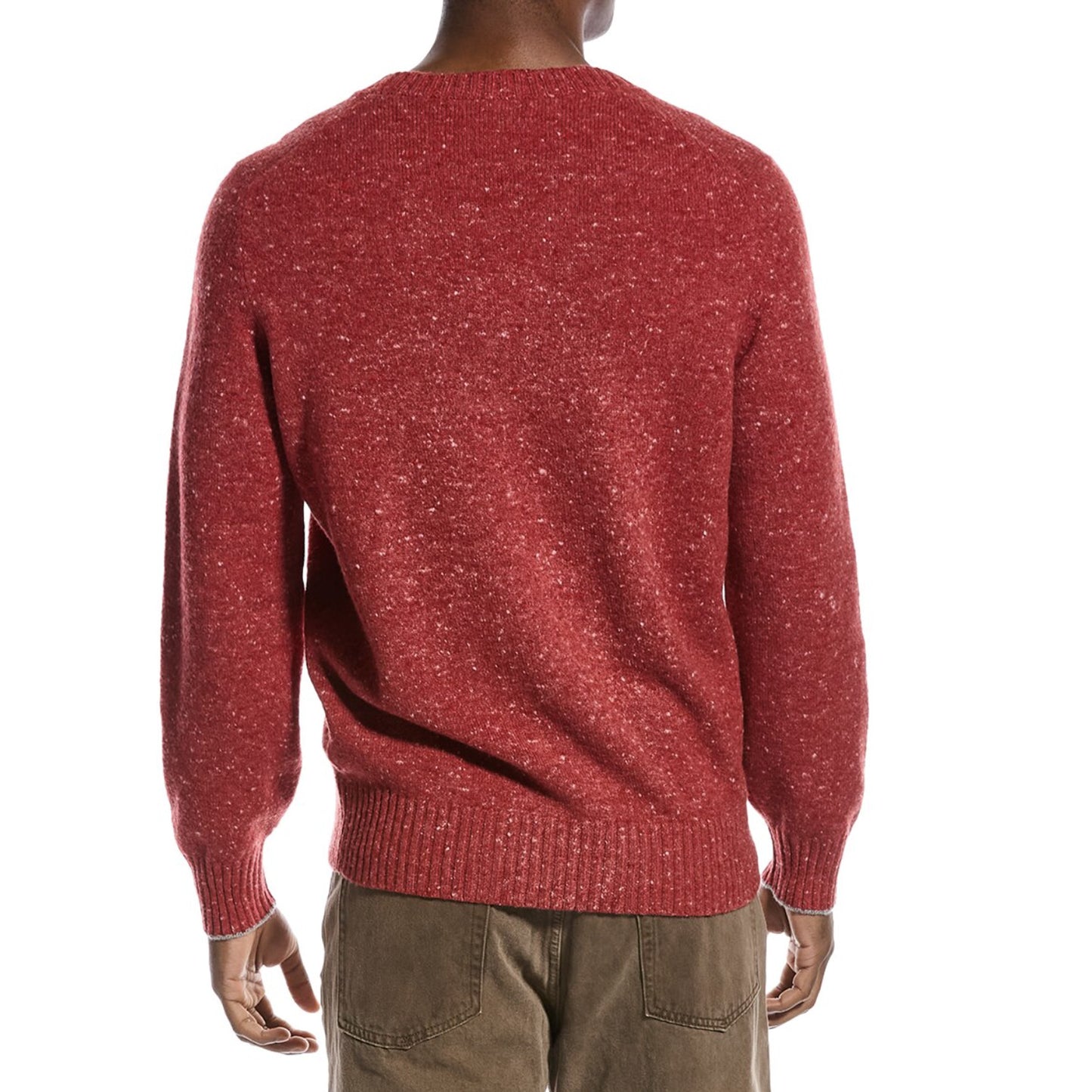 BRUNELLO CUCINELLI MEN'S CREW NECK KNIT CASHMERE SWEATER/PULLOVER