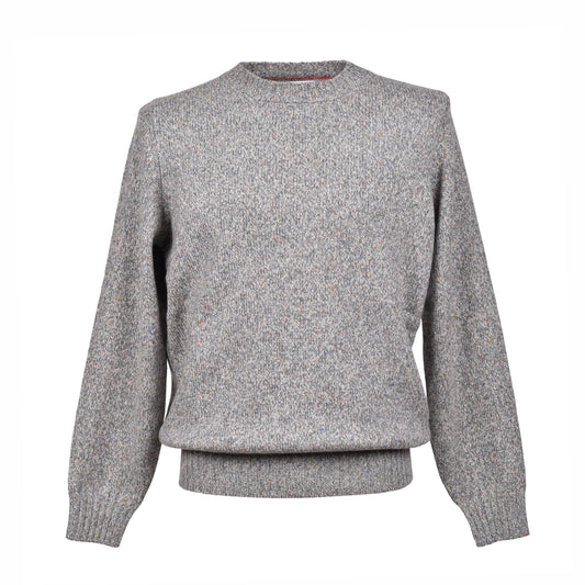 BRUNELLO CUCINELLI MEN'S 100% CASHMERE CREW NECK SWEATER/PULLOVER